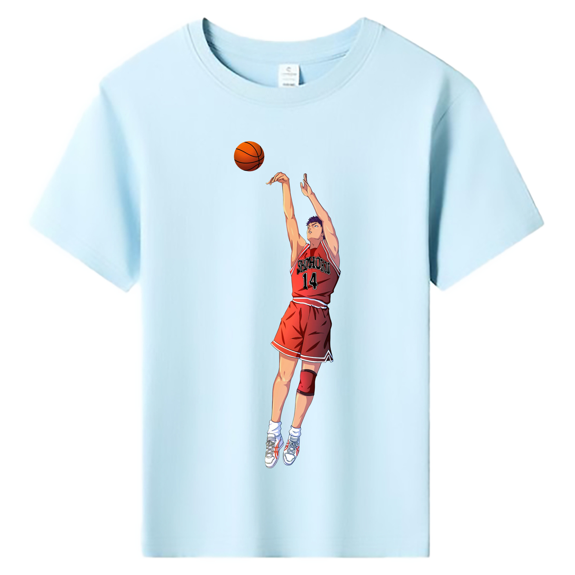 （画像用） SLAM DUNK／スラムダンク 綿100％キッズTシャツ（フロントプリント）